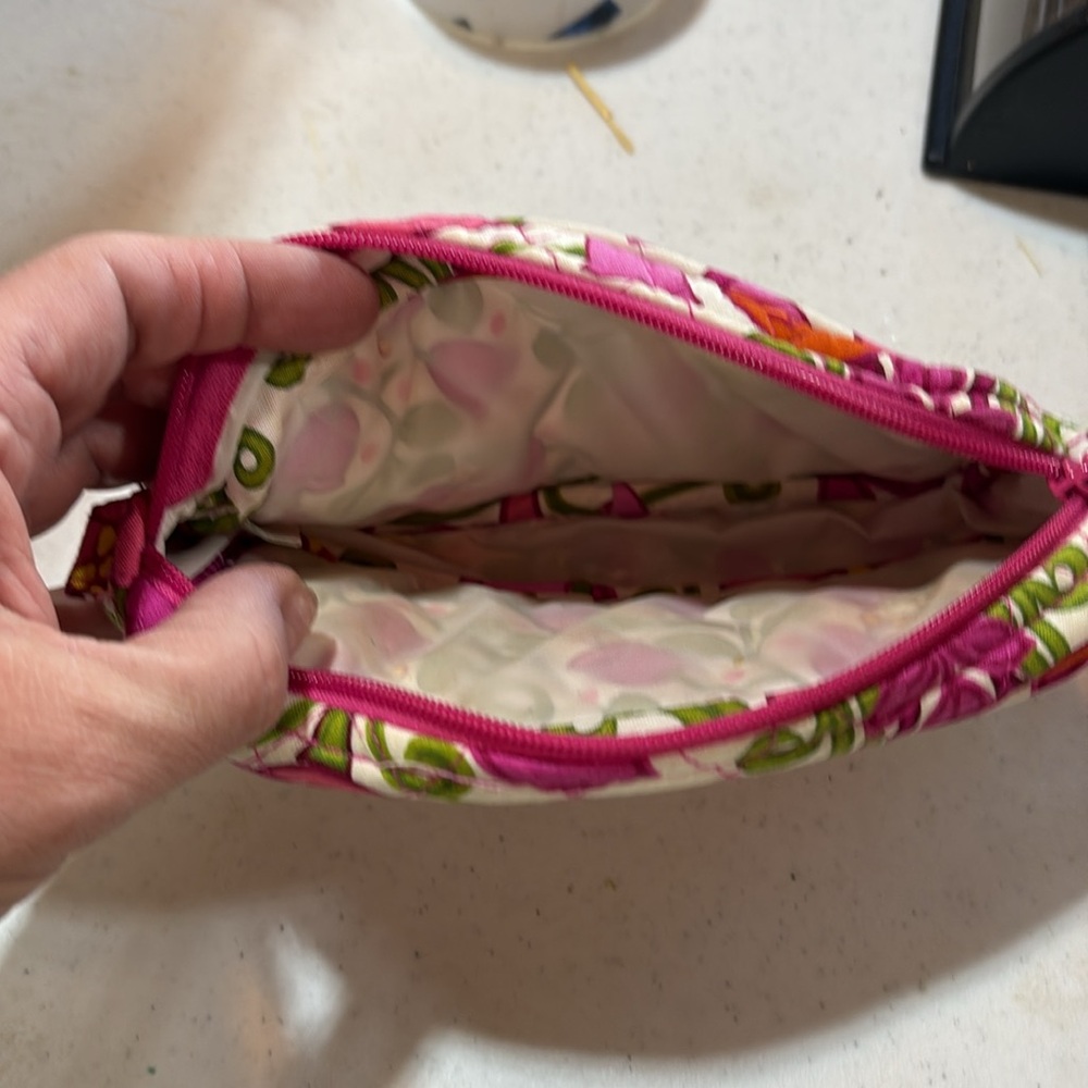 Vera Bradley small makeup pouch - Picture 3 of 5